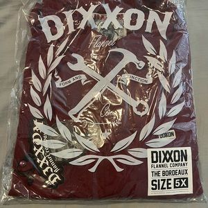 Dixxon flannel 5xl Bordeaux